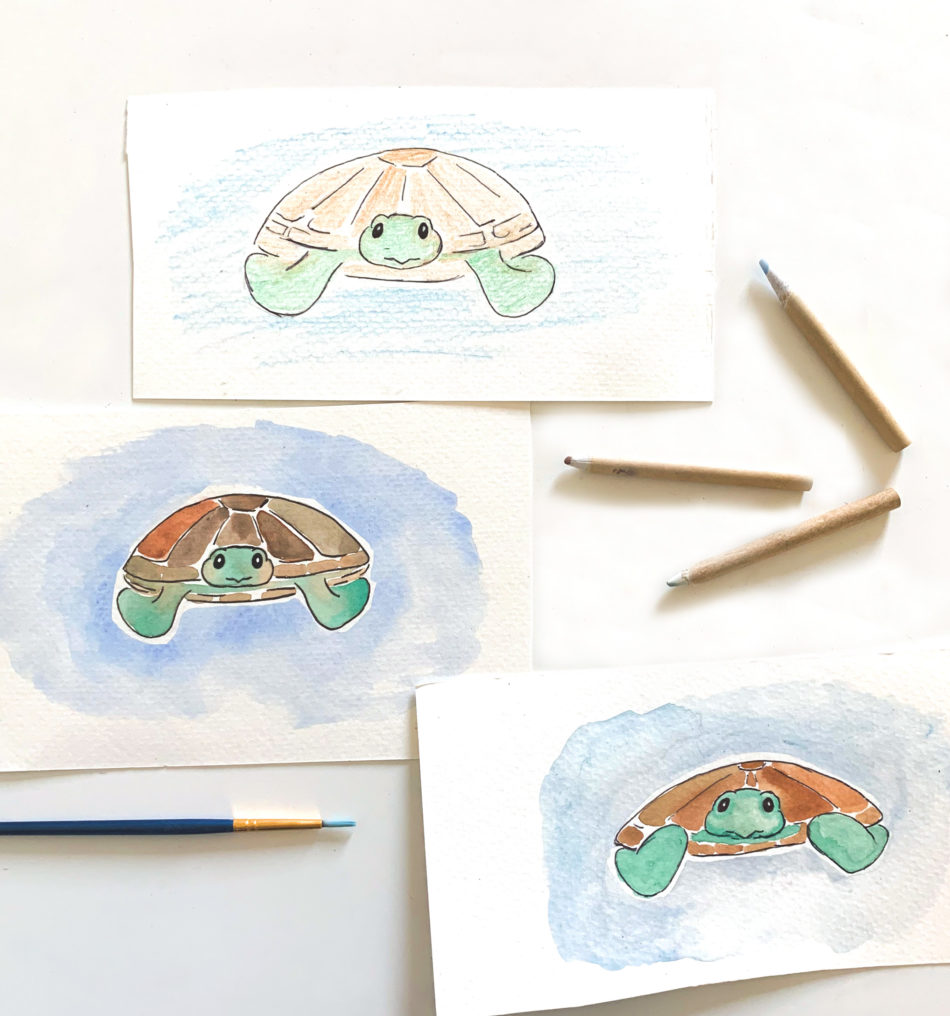 Sea Turtle Watercolor Tutorial Kori Clark